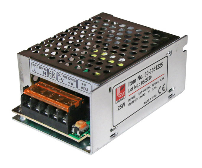 ADELEQ τροφοδοτικό DC 30-3361225, 240V, 12VDC, 0.3A, 25W