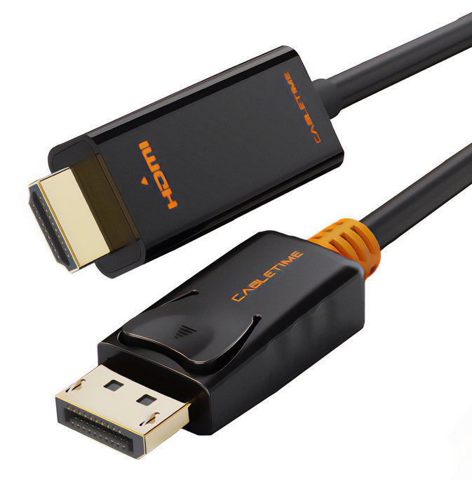 CABLETIME καλώδιο DisplayPort σε HDMI CT-AV585, 1080p/60Hz, 3m, μαύρο