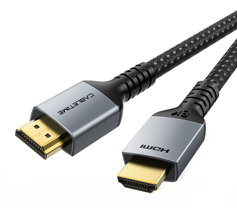 CABLETIME καλώδιο HDMI 2.1 CT-HM8K, 8K/60Hz, 48Gbps, 28AWG, 2m, μαύρο