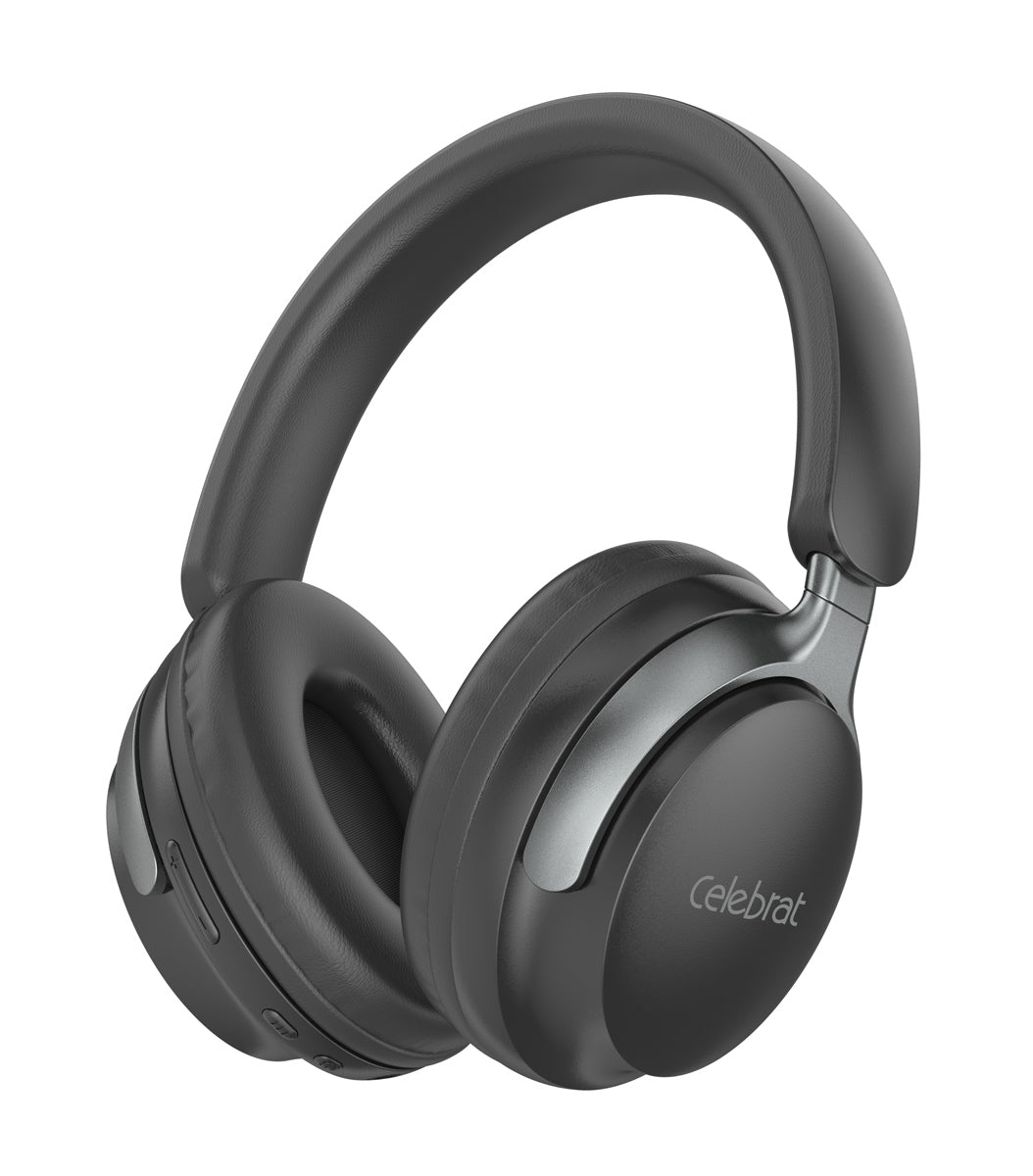 CELEBRAT headphones A40, ασύρματα & ενσύρματα, 40mm, 250mAh, μαύρα