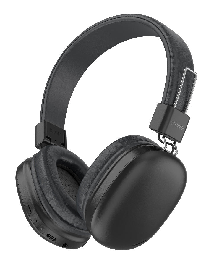 CELEBRAT headphones A42, ασύρματα & ενσύρματα, 40mm, 300mAh, μαύρα