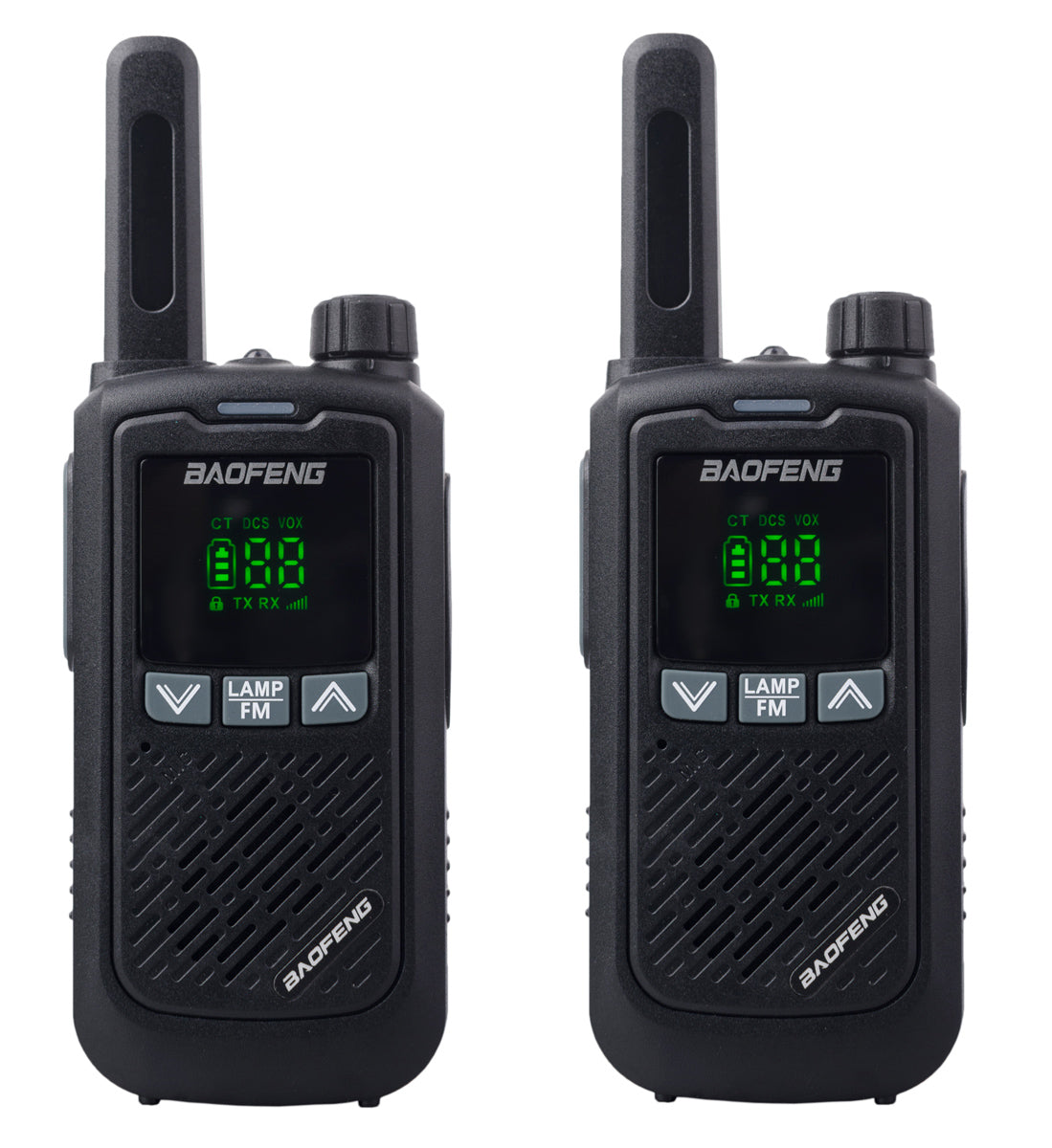 BAOFENG σετ ασύρματοι πομποδέκτες BF-T17, PMR, 0.5W, μαύρο, 2τμχ