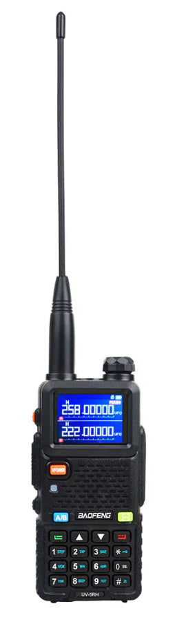 BAOFENG ασύρματος πομποδέκτης UV-5RH, VHF/UHF, 10W, μαύρος