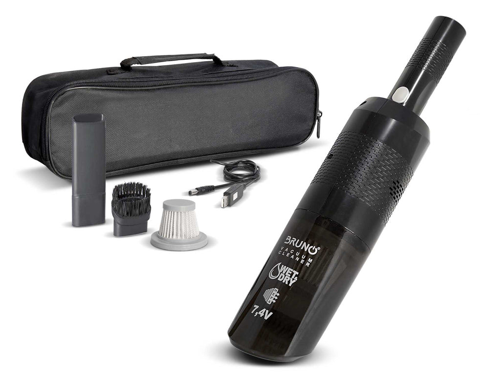 BRUNO σκουπάκι υγρών & στερεών BRN-0125, επαναφορτιζόμενο, φίλτρο HEPA