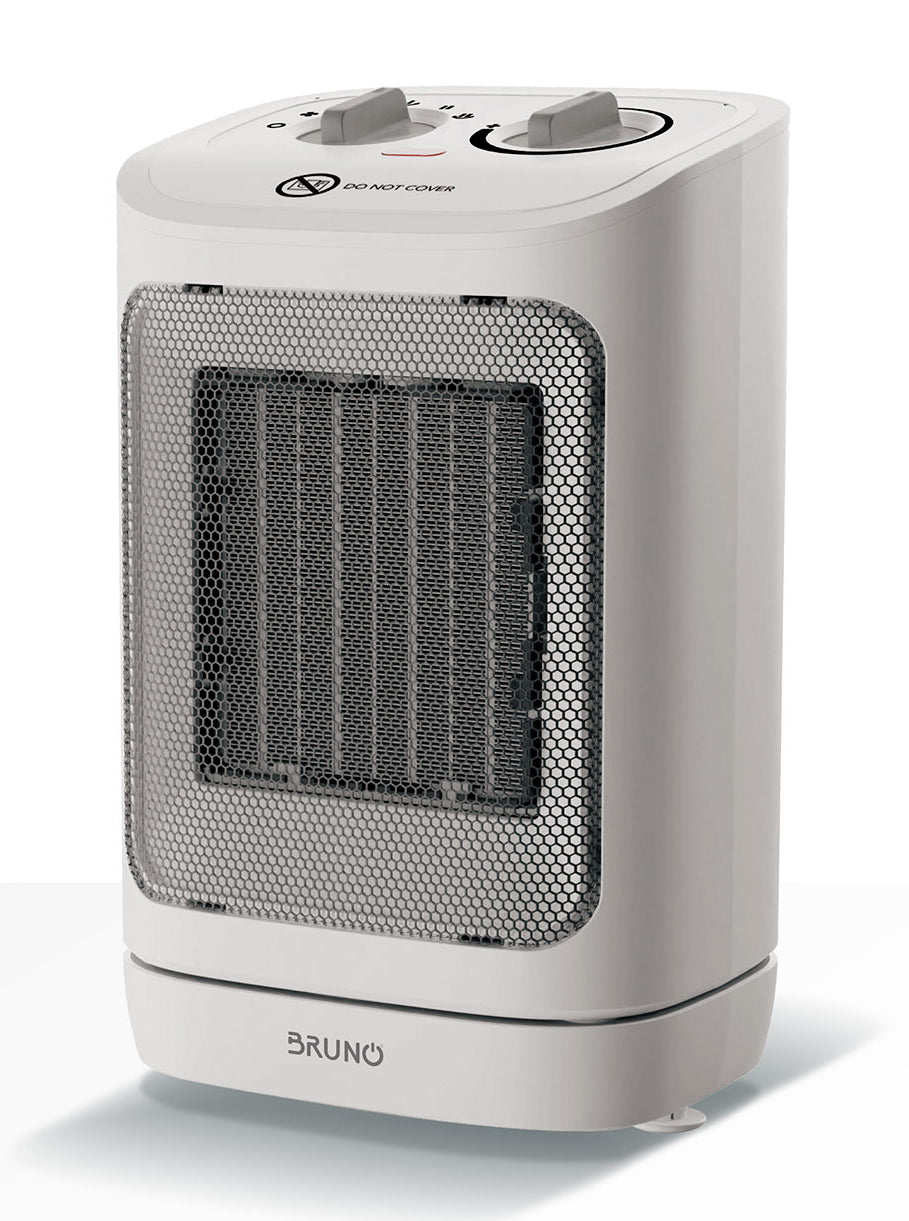 BRUNO BRN-0255 Κεραμικό Αερόθερμο 2000W με θερμοστάτη, ανεμιστήρα και αυτόματη περιστροφή, λευκό