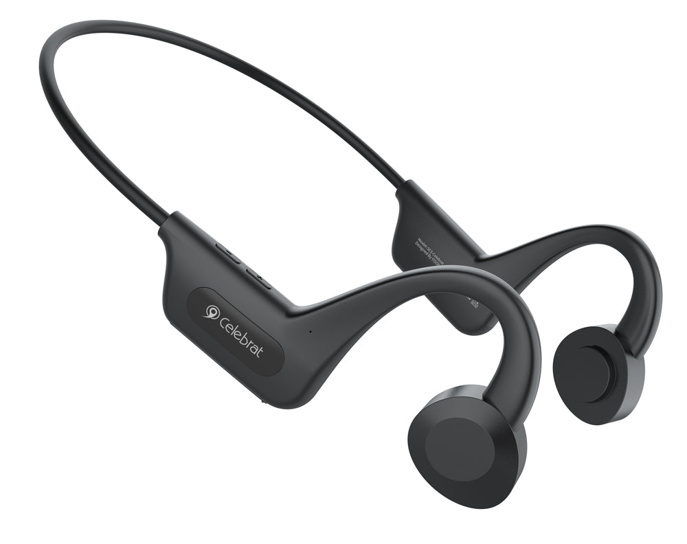 CELEBRAT open earphones SE3, Bluetooth, 180mAh, Φ16mm, μαύρα