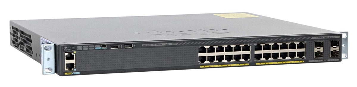 CISCO used Switch Catalyst WS-C2960X-24PS-L, 24x 10/100/1000 POE+