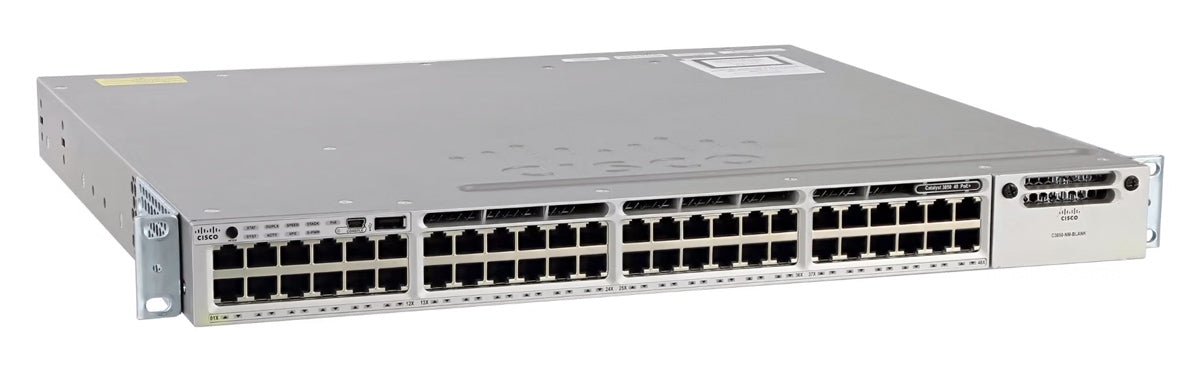 CISCO used Switch Catalyst WS-C3850-48P-L, 48x 10/100/1000 POE+